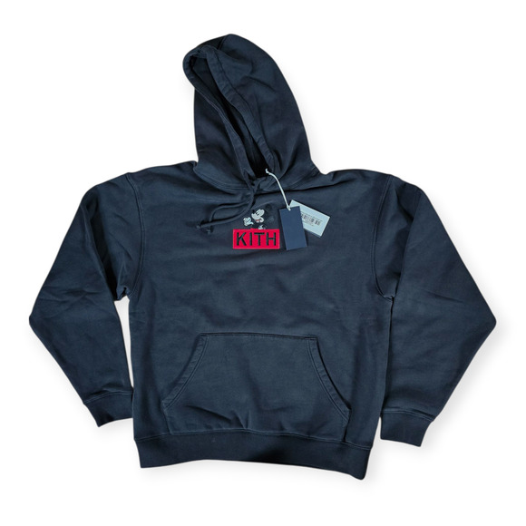 Kith X Disney Mickey Box Logo Williams III Hoodie Black Size Small New With Tags - Picture 3 of 8